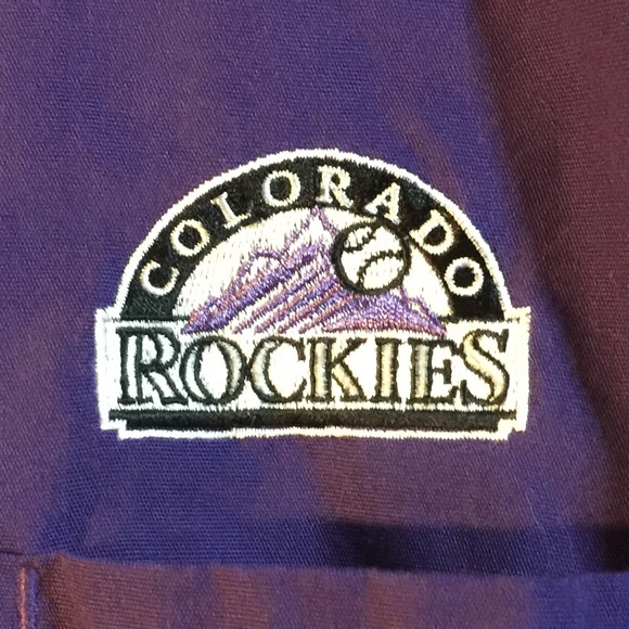 ▫️Purple Colorado Rockies Scrub Top ⚾️ - Picture 8 of 8